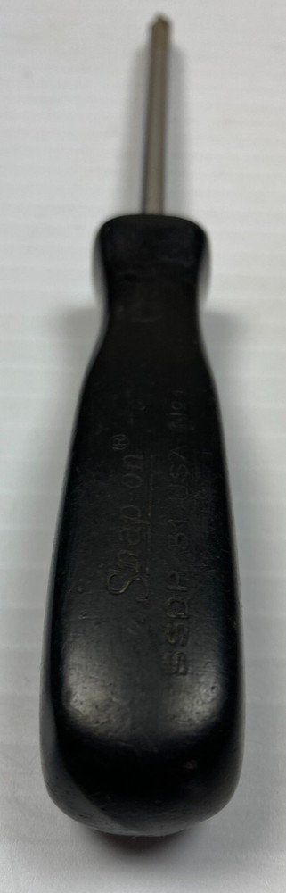 Snap-On Tools SSDP31 Black Hard Handle #1 Phillips Head Screwdriver USA Tool