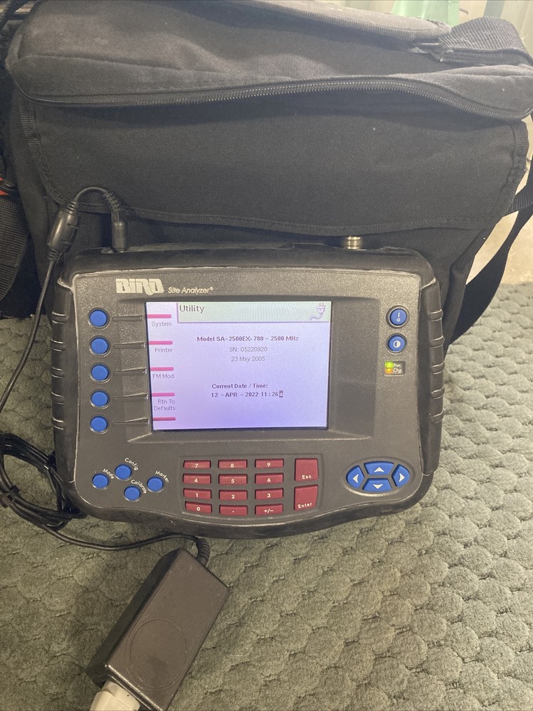 Bird Site Analyzer Model SA-2500EX 780-2500 MHz