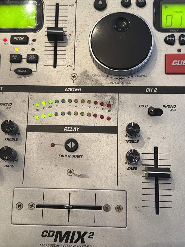 NUMARK CDMIX2 Professional DJ CD Mixing Console - Tested