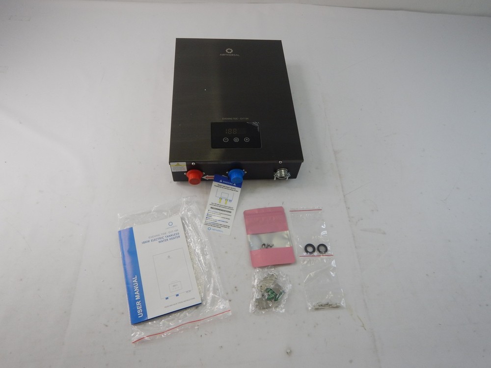 Airthereal EVT-18K - Self Modulates Electric Tankless Water Heater