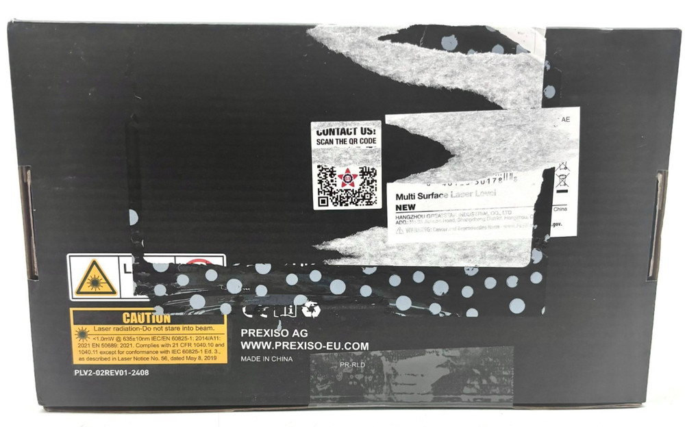 PREXISO Multi-Surface Laser Level 30ft/10M Model PLV2