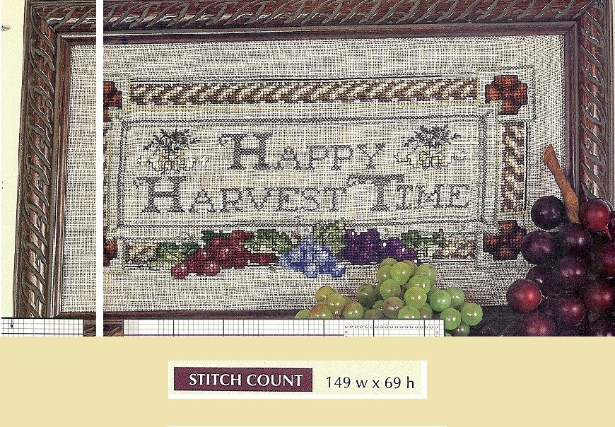 HARVEST TIME    - CROSS STITCH  PATTERN ONLY   HM - EYUS