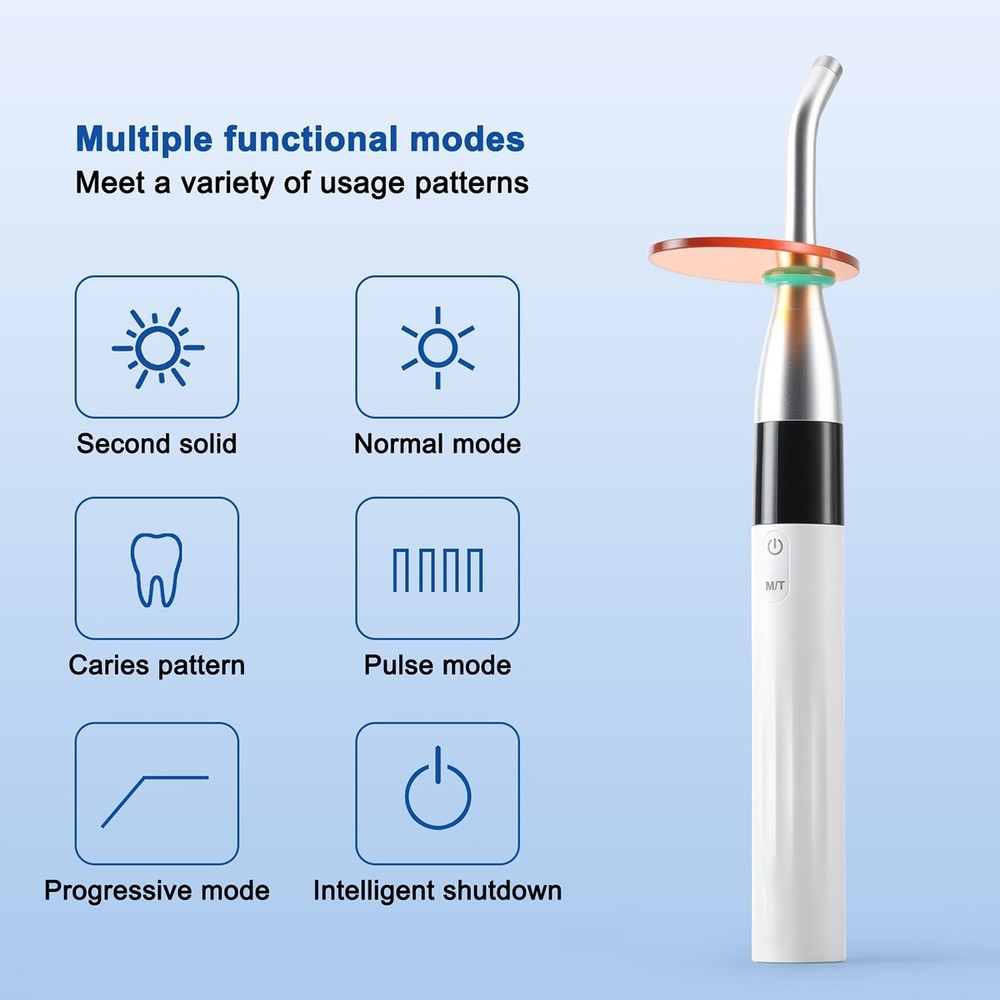 Dental LED Curing Light 1s Curing Lamp / bonding Bracket Light cure adhesive