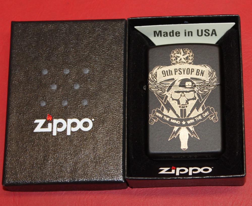 Psyop 9th BN Zippo Lighter