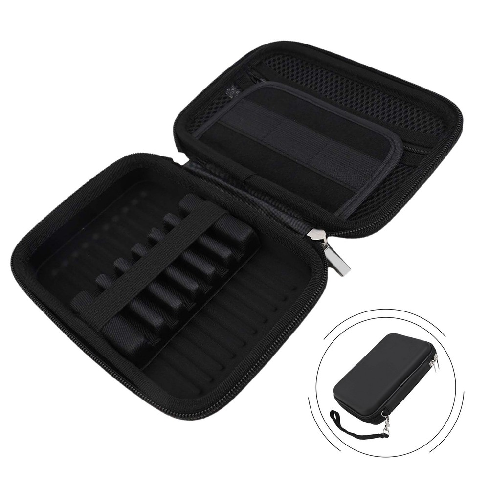 Efficient Darts Carrying Case with EVA Base and Hand Strap for Secure Storage