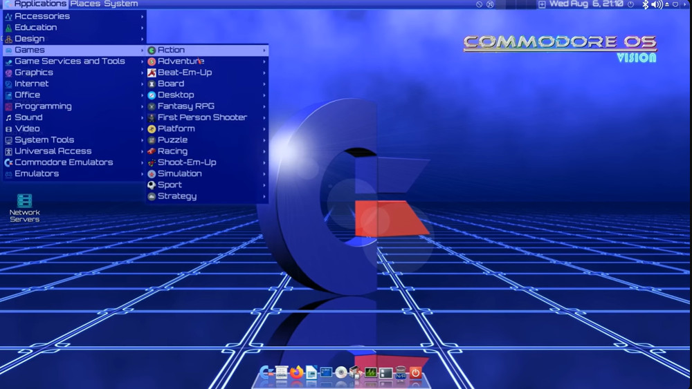 Commodore OS Vision 3.0 | Bootable USB Install | Linux Gaming OS