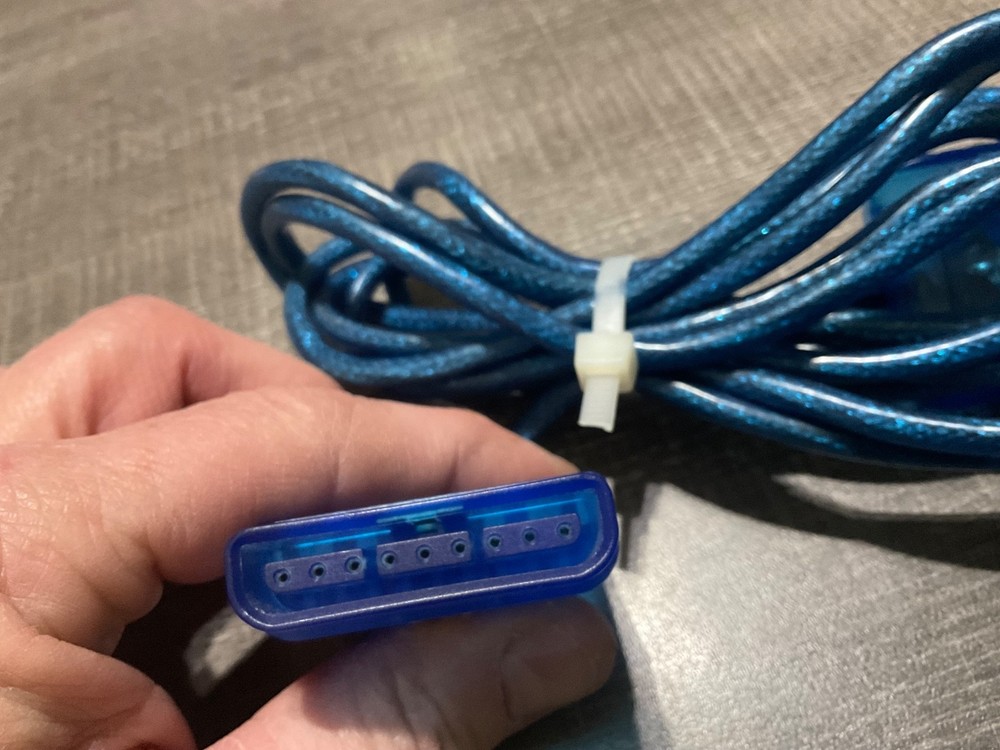 PS1/PS2 Playstation Game Controller Extension Cord 6ft Plug Meter Cable