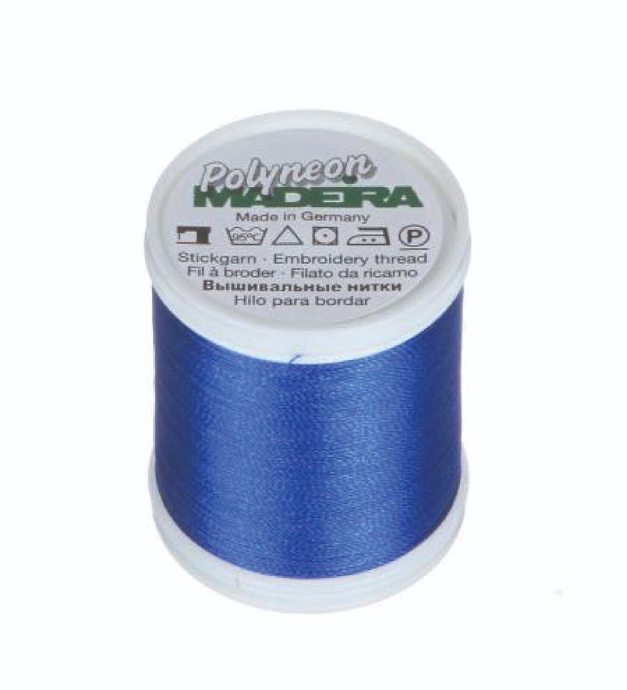 MADEIRA -- Ref. 1842 -- True Blue -- Polyneon Thread -- #40 -- 440 yards
