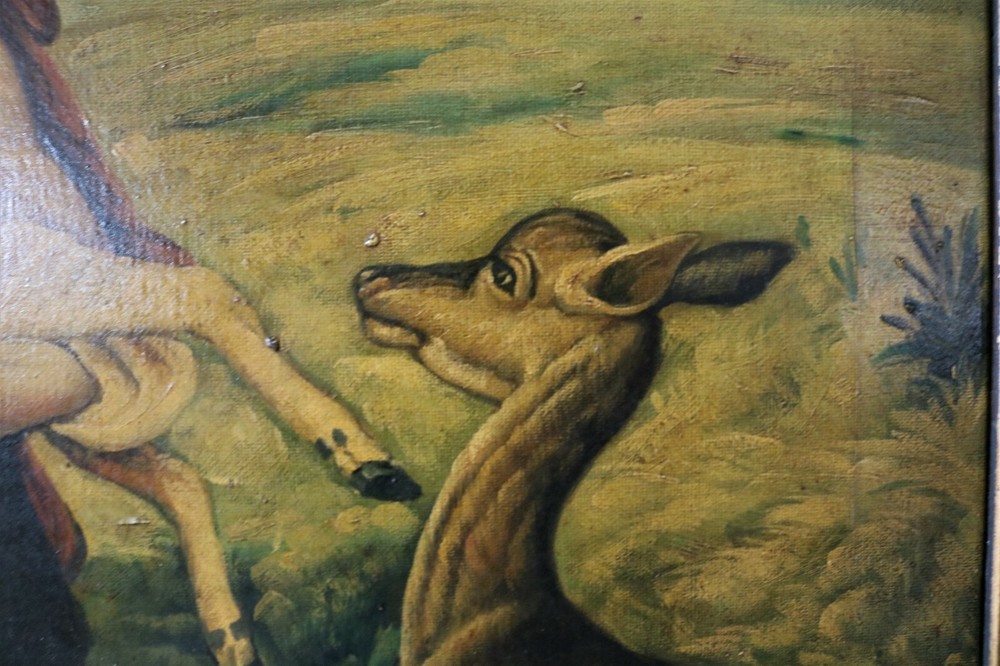 PAINTING "SHEPHERDESS"