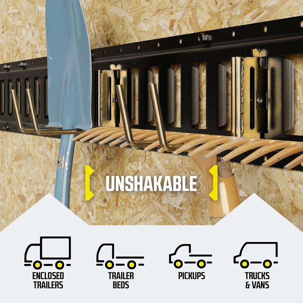 DC Cargo - E Track Tool Hanger Accessories 6.5" Deep () 2 Pack 6.5" Tool hanger