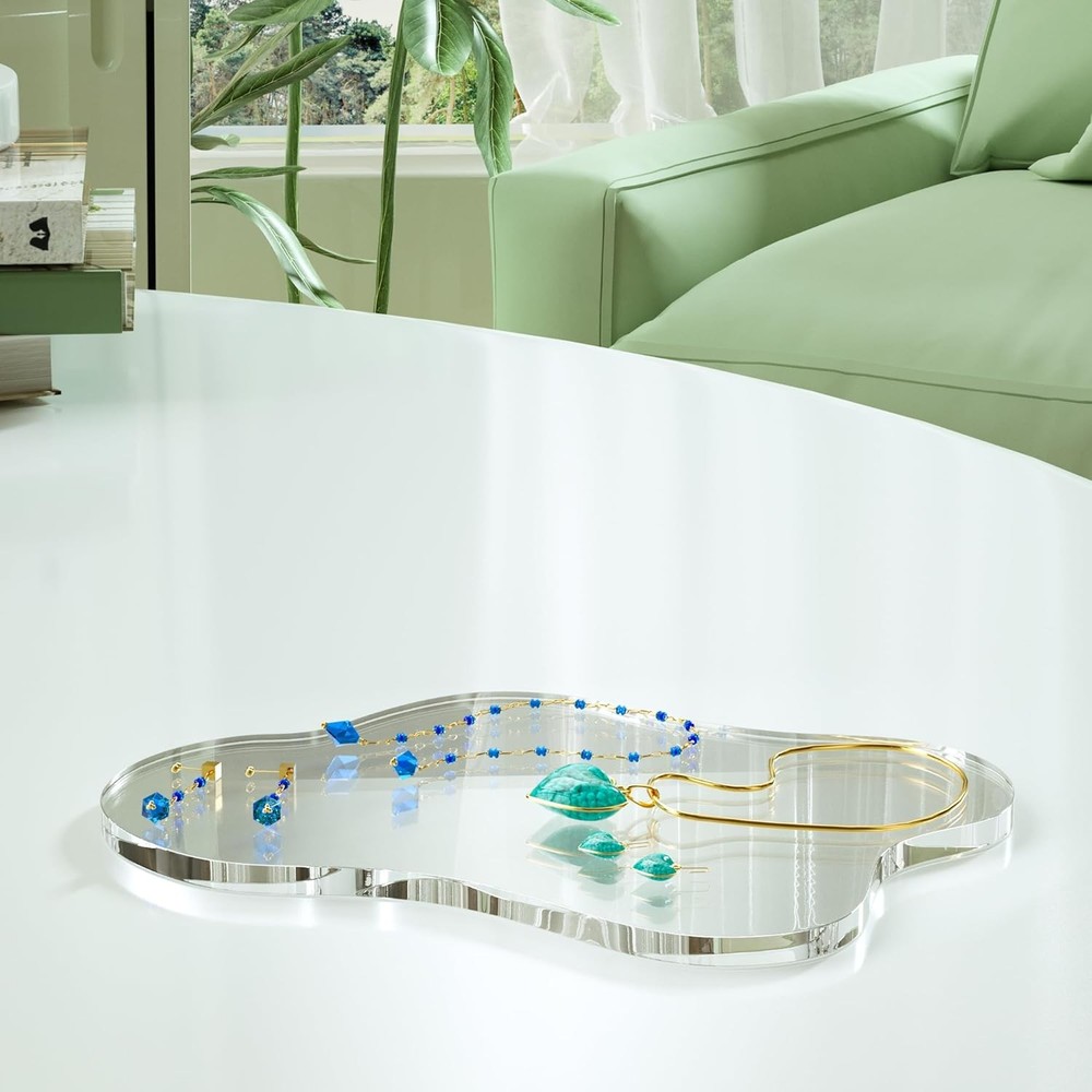 Acrylic Coaster Clear Cloud Shape