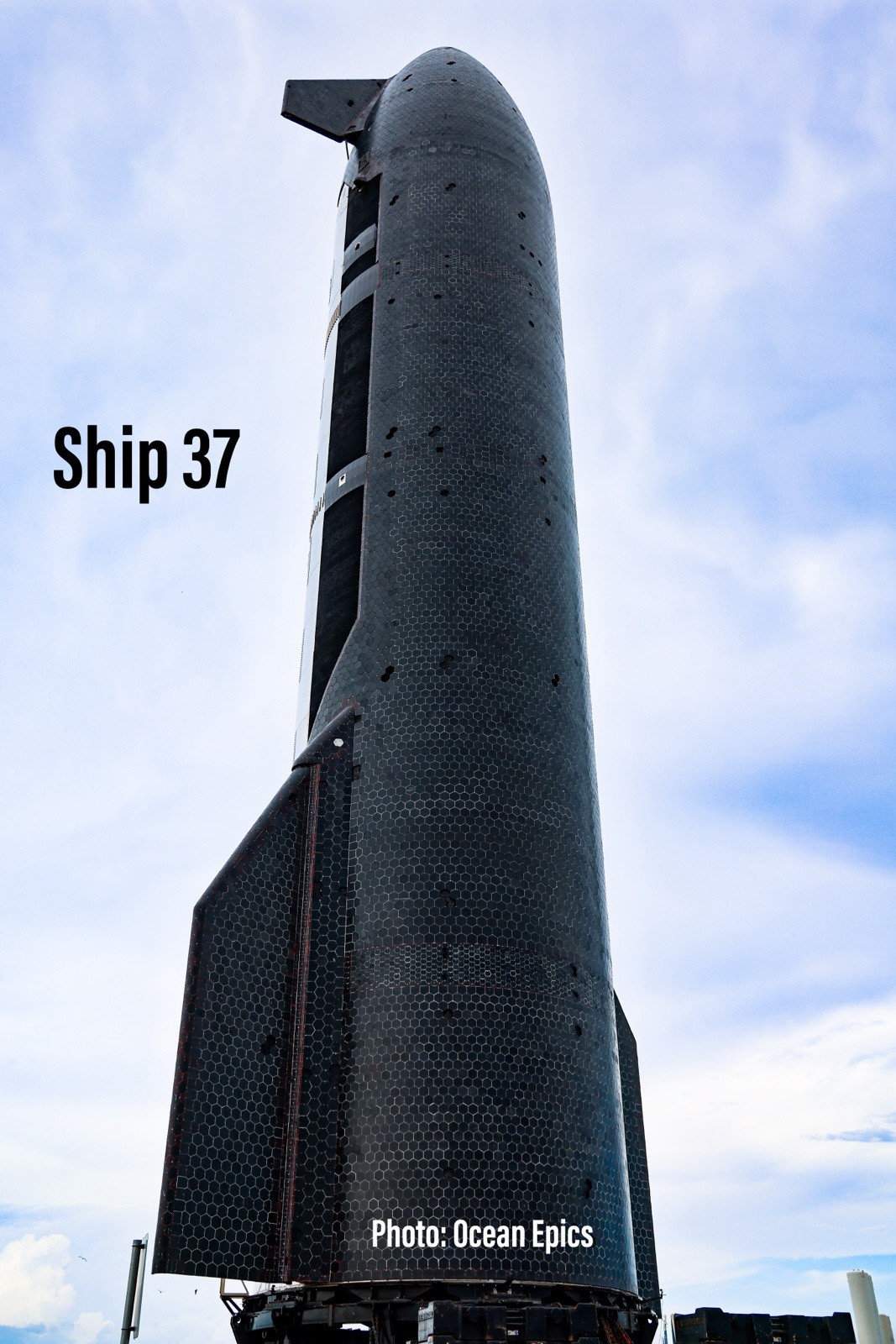 SpaceX Starship Historic Flight 10 Large Booster 16 Dual Recovered Relic Set