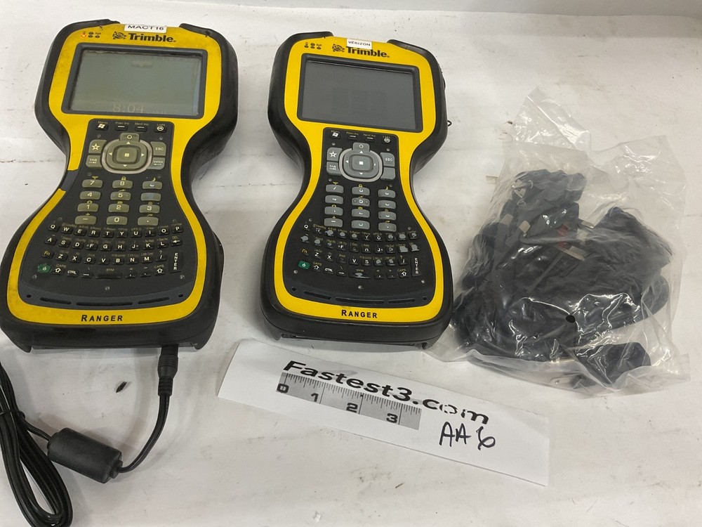 2 Trimble TSC3 Data Collector Ranger 3 GPS Survey Field Controller  charge