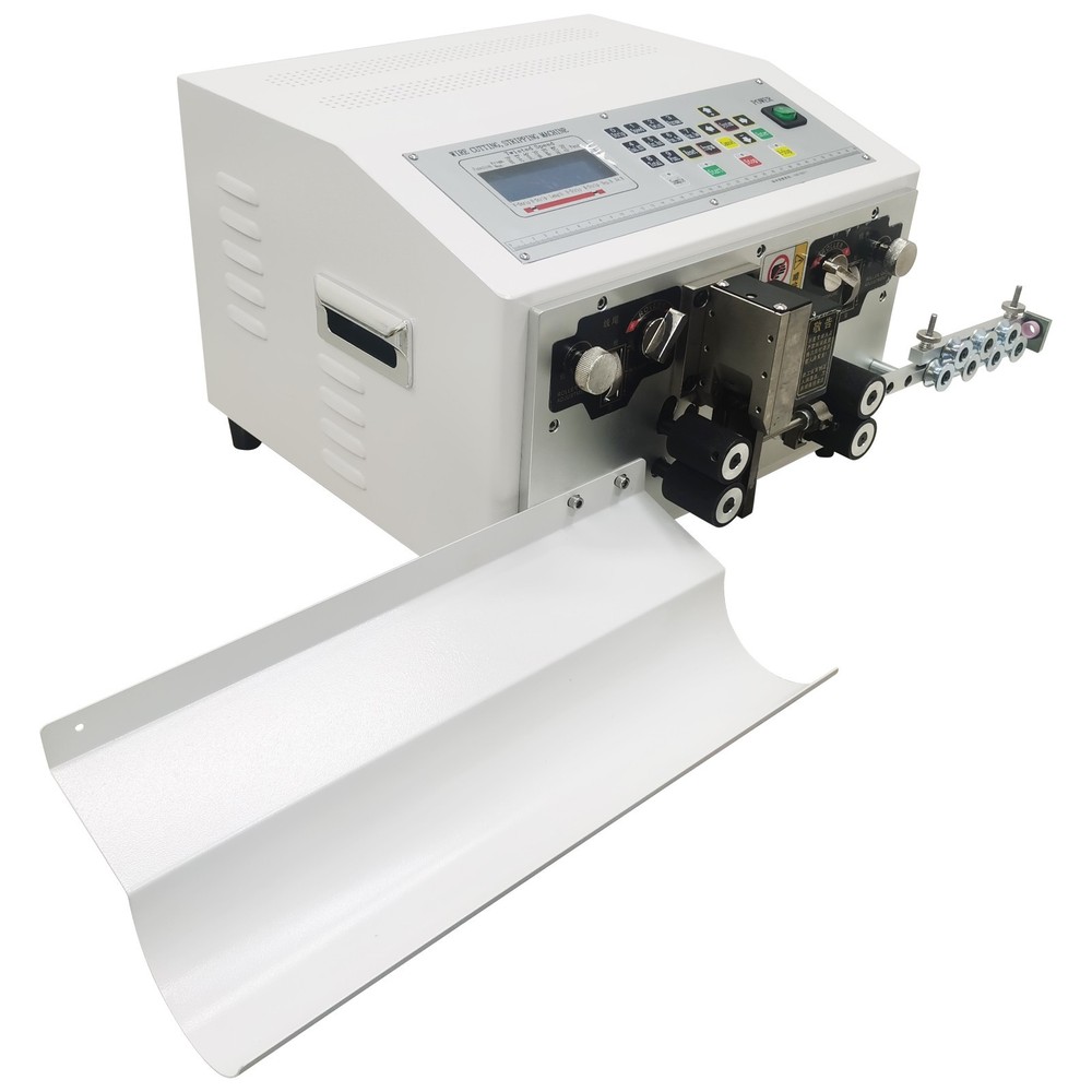 Automatic Computer Wire Stripping Cutting Machine LCD Display Wire Stripper 110V