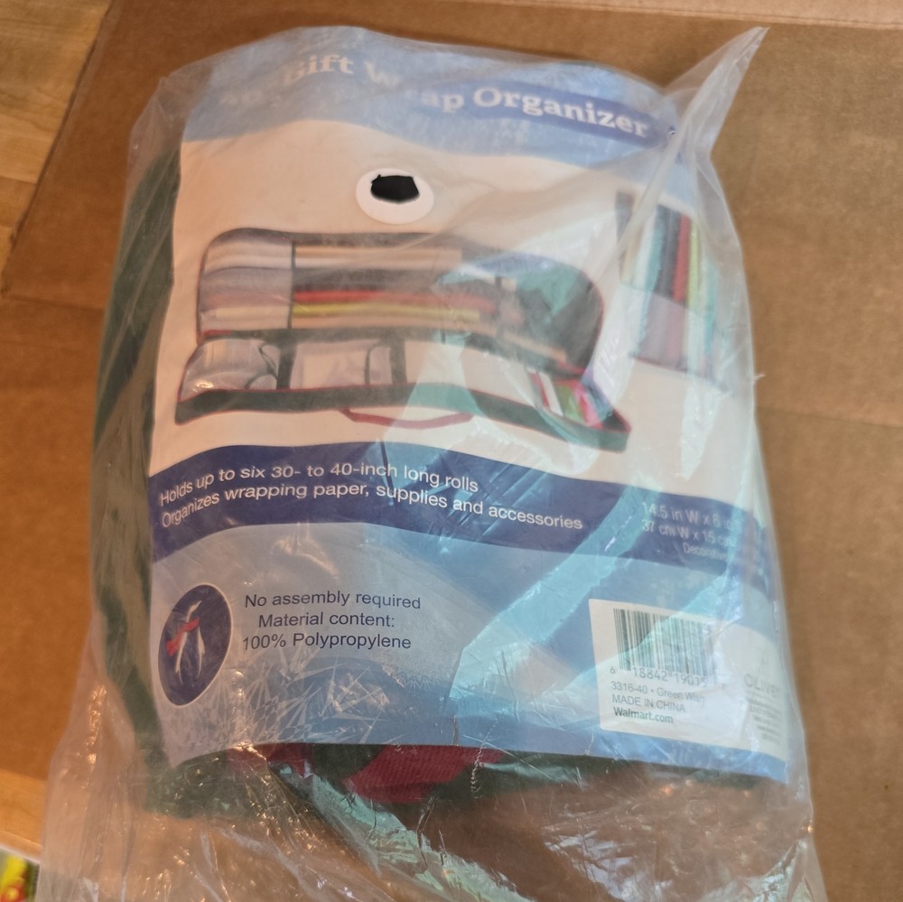 40" Gift Wrap Organizer  New