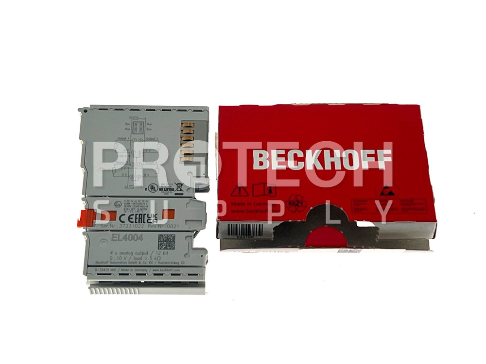 Beckhoff EL4004 Terminal 4-Channel Analog Output Module NEW with WARRANTY