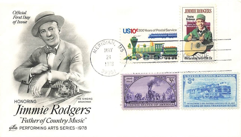 1755 13c JIMMIE RODGERS - Train combo