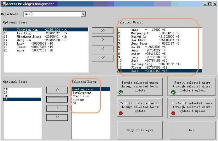 TCP/IP 2 Door 20K Users 100K Events power supply iron box Access Controller