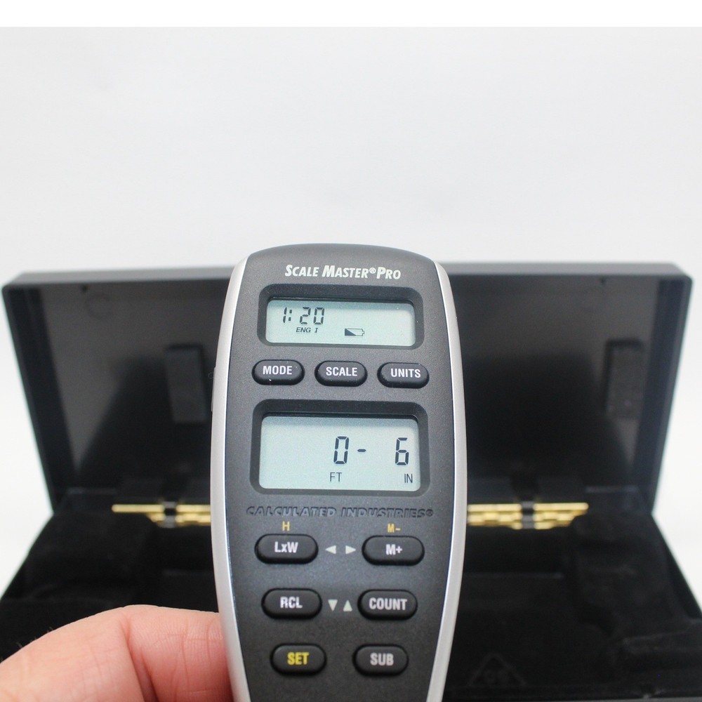 Scale Master Pro Model 6025 Advanced Digital Plan Measure with Case User Guide