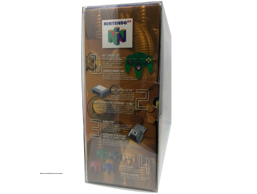 BOX PROTECTOR FOR N64 NINTENDO 64 CONSOLE CLEAR PLASTIC CASE