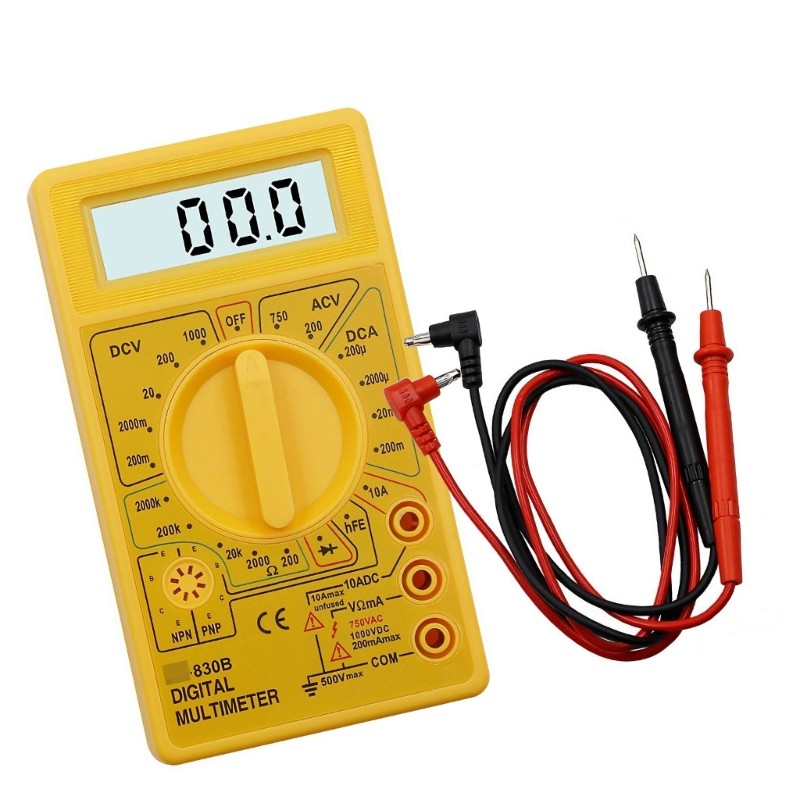 Digital Multimeter Continuitys Voltmeter Resistance Ohm Meter Diagnostics Tool