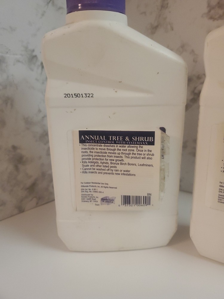 (2)Bonide Annual Tree and Shrub Insect Control Systemaxx 609, Concentrate 32 oz.