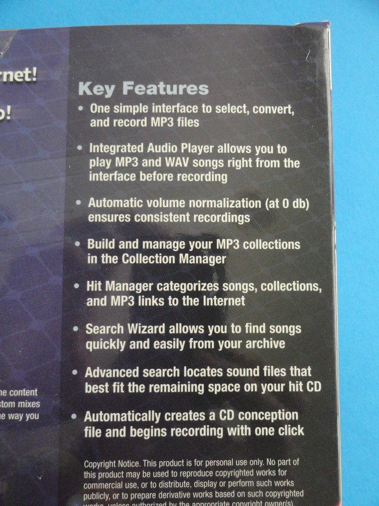 MP3 WIZARD - DATA BECKER - WIN 95/98 - TURN MP3 FILES TO CDs -- CLEAN