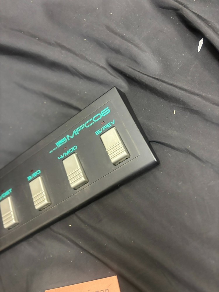 Yamaha FX500 Multi Effects Processor & MFC06 MIDI Foot Controller Set Tested