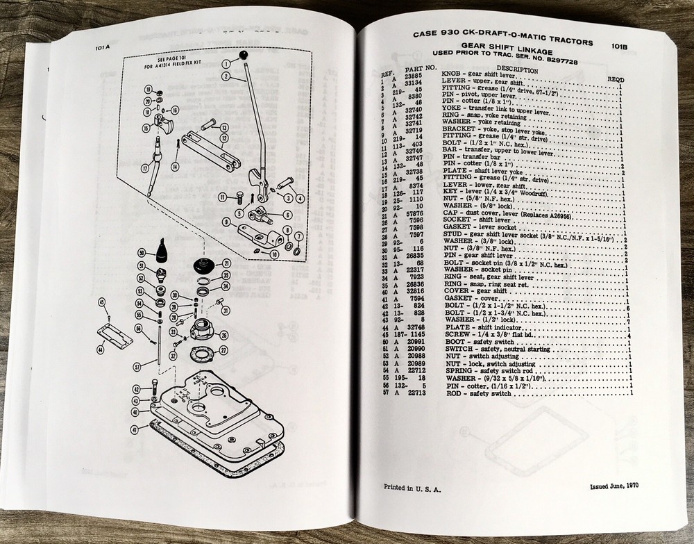 Case 930 Comfort King Tractor Parts Manual Catalog Book Assembly Schematic Views
