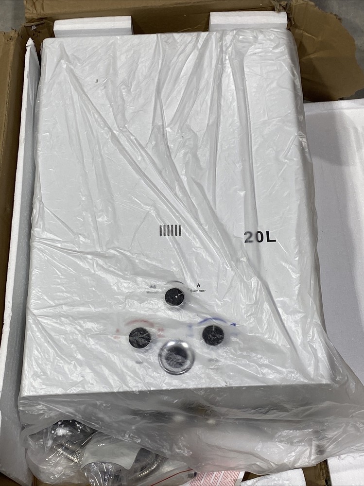 Tankless Water Heater 20L Propane Gas Water Heater Portable Instant LPG-20L New