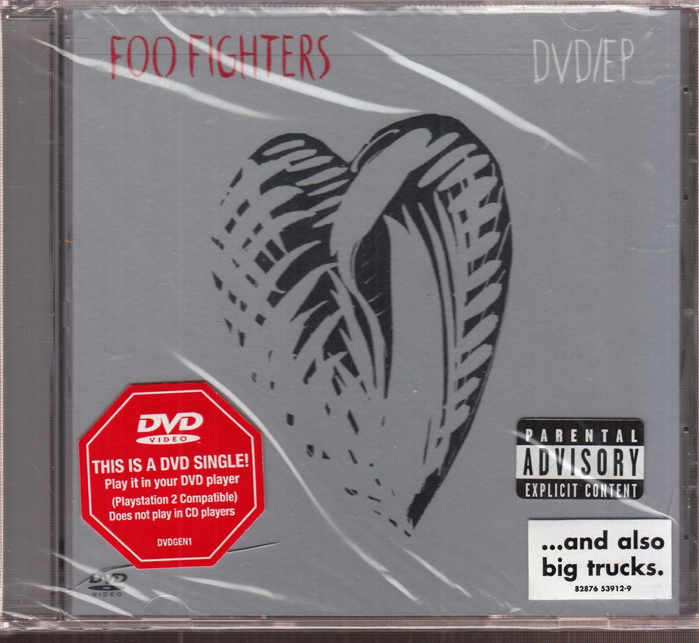 foo fighters dvd/ep cd sealed