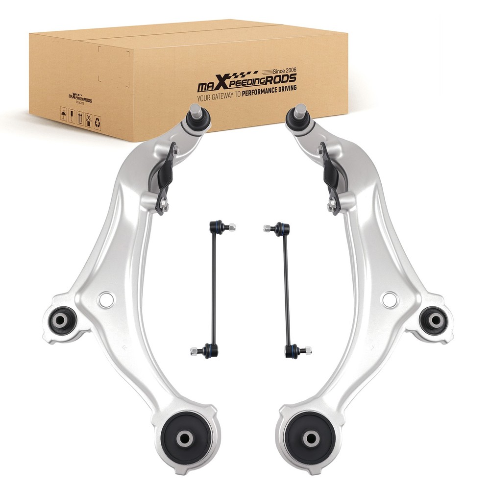 4PC Front Lower Control Arm Sway Bar Link Stablizer For 2011-2017 Nissan Quest