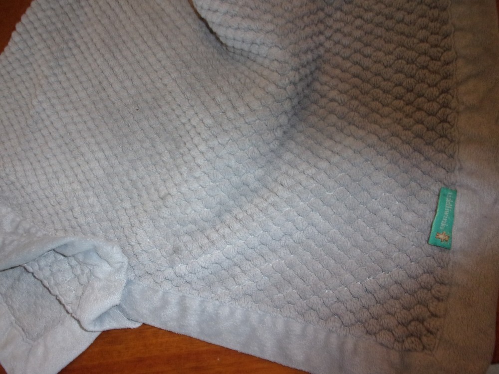 blankets beyond gray grey full size solid bumps BABY BLANKET security honeycomb