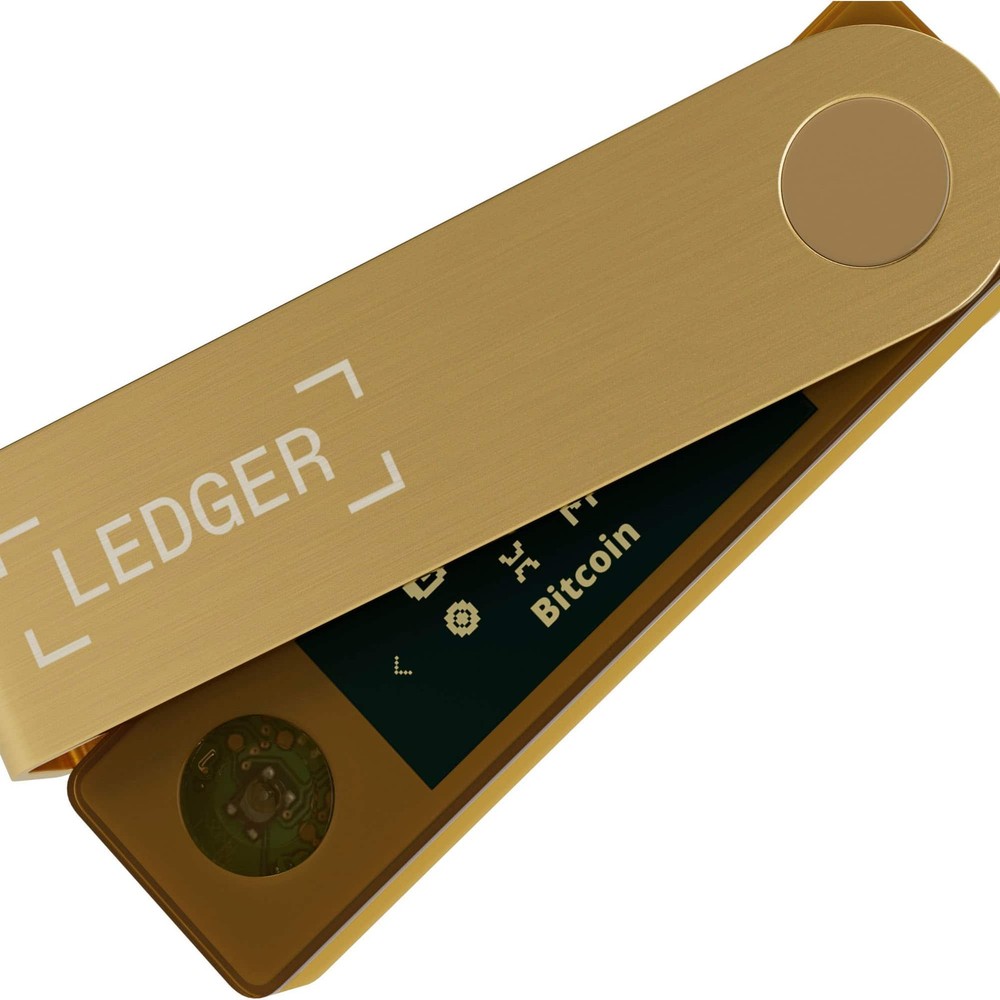 Ledger - Nano X Crypto Hardware Wallet - Bluetooth - Gold