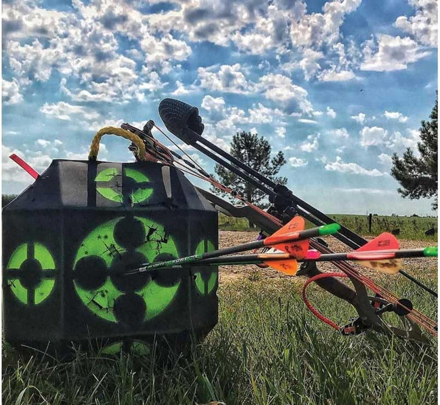 Rinehart 18-1 Archery Target | 18-Sided Multi-Purpose Archery Target | Broadhead