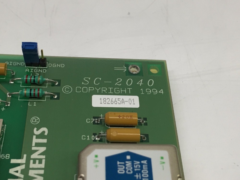 National Instruments SC-2040 Sampling Differential Amplifier 182665A-01