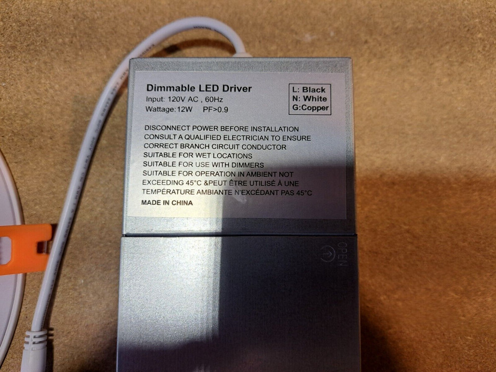 NEW 6" LED WAFER STYLE DOWNLIGHT - COLOR TUNABLE - REMOTE DRIVER