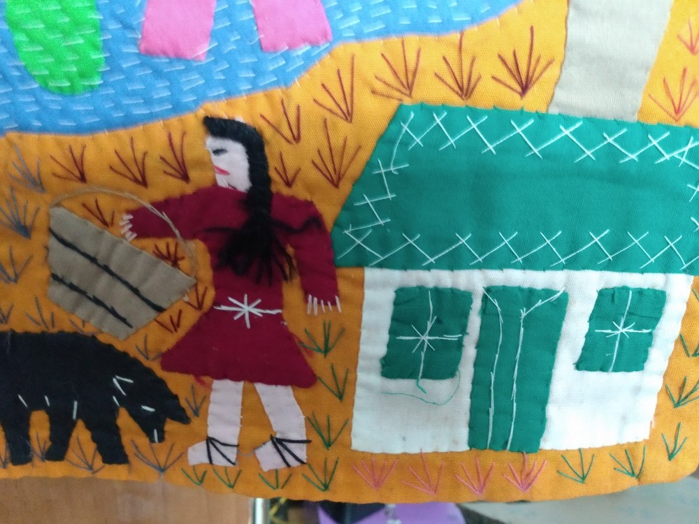 Hand Stitched Mural