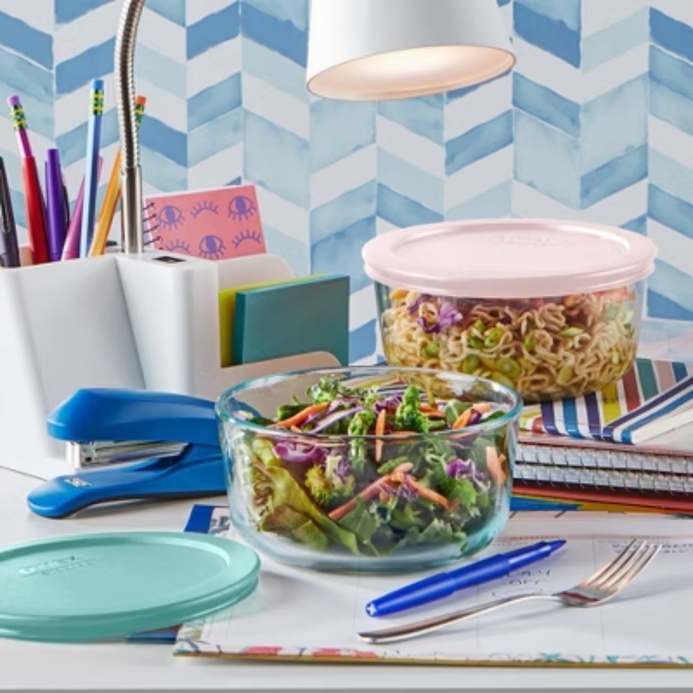 Pyrex® Simply Store® 6-pc 4-cup Round Glass Storage Set
