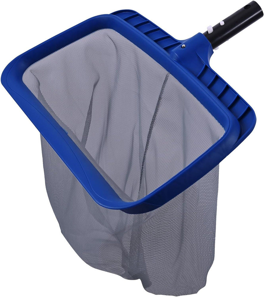 Pool Skimmer Net, Larger Capacity Pool Net Skimmer with Durable Deep Net, Stu...