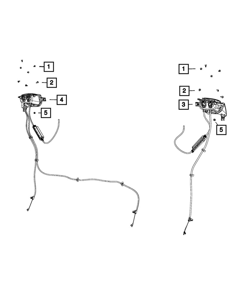 Genuine Mopar Seat Release Handle And Cable 6QY84TX7AC