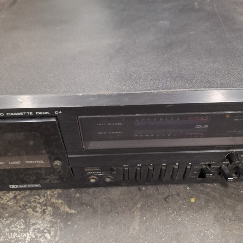 Untested SAE Two C4 Cassette Deck It Turns On.