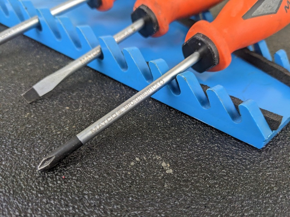 #bi480 Matco Tools 5 Piece Premium Orange Screwdriver Set