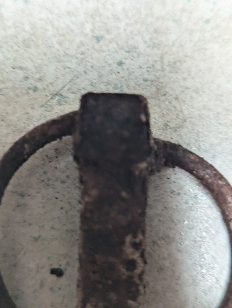 Lot Of 11 Rusty Old Hardware Pcs,Wrench,Hook,Loop,Ring, Handle,Latch,Primitive