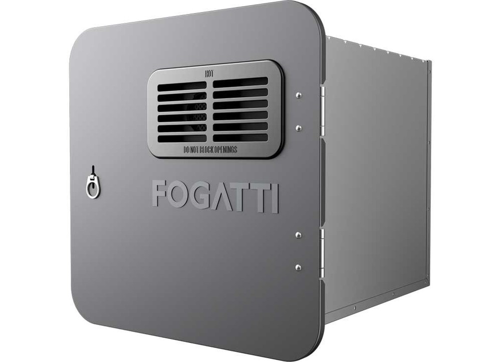 Fogatti INSTASHOWER ULTRA Tankless Water Heater 66,000 BTU Mixing Tank/Grey Door