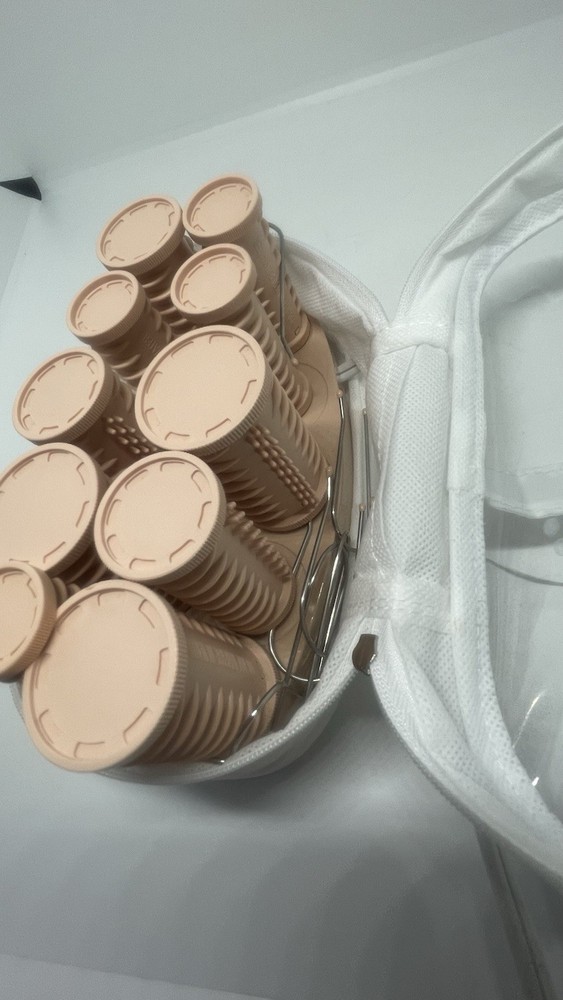 Conair Waves and Volume 10 Assorted Sizes Hot Rollers Includes Bag Pageant