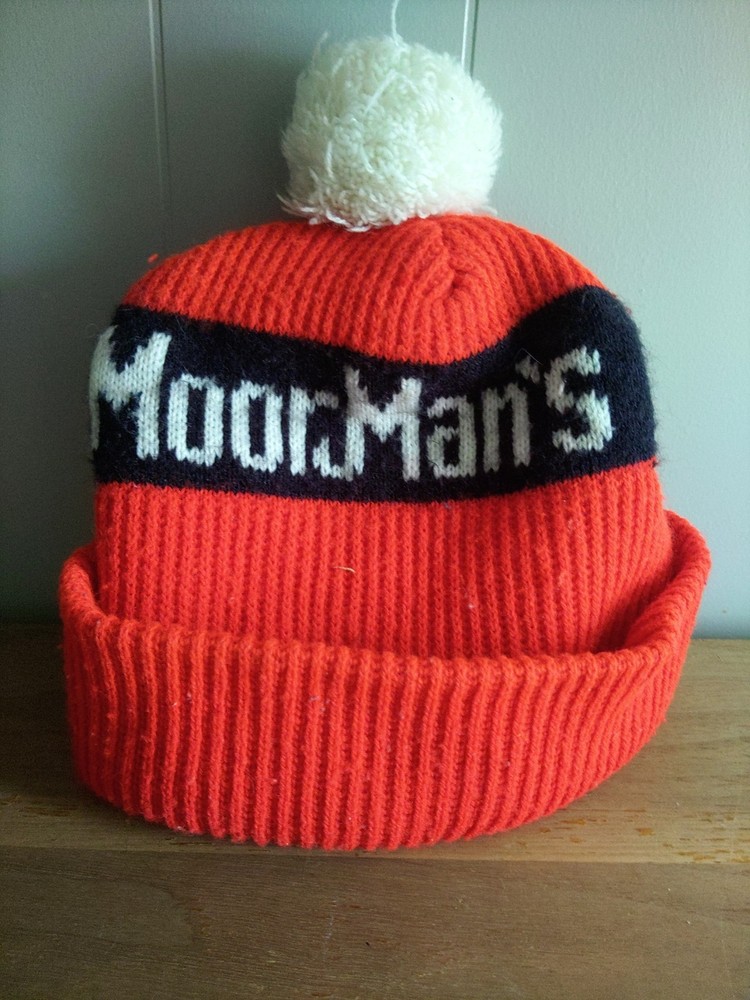 Vintage Moorman's Red And White Stocking Hat. Fits a Small Head. Sharp!