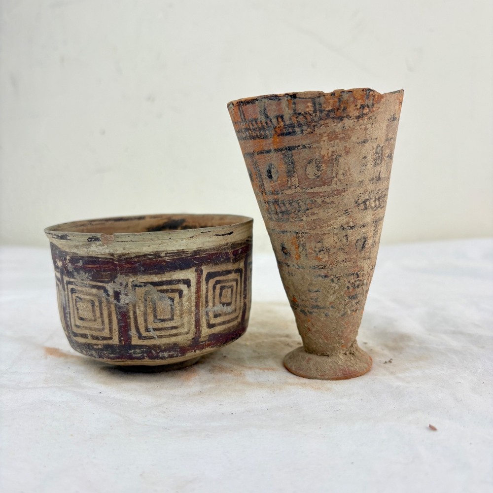 Pair of Ancient Indus Valley Pottery