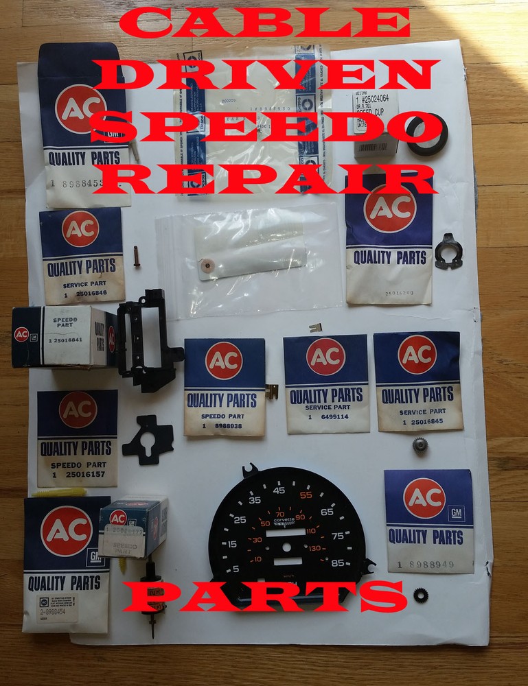 87 88 CABLE DRIVEN SPEEDOMETER REPAIR SERVICE