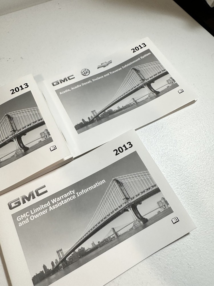 2013 GMC Acadia Denali Owner's Manual Set